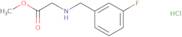 Methyl 2-{[(3-fluorophenyl)methyl]amino}acetate hydrochloride