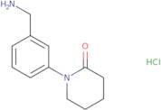 1-[3-(Aminomethyl)phenyl]piperidin-2-one hydrochloride