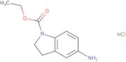 Ethyl 5-amino-2,3-dihydro-1H-indole-1-carboxylate hydrochloride