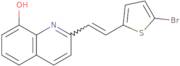 2-[(E)-2-(5-Bromo-2-thienyl)vinyl]quinolin-8-ol