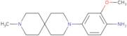 2-methoxy-4-{9-methyl-3,9-diazaspiro[5.5]undecan-3-yl}aniline