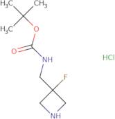 3-(Boc-aminomethyl)-3-fluoroazetidine HCl