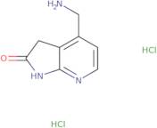 4-(Aminomethyl)-1H,2H,3H-pyrrolo[2,3-b]pyridin-2-one Dihydrochloride