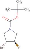 trans-1-Boc-3-bromo-4-fluoropyrrolidine