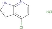 4-chloro-1h,2h,3h-pyrrolo[2,3-b]pyridine hcl