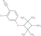 2-Chloro-4-[trans-3-amino-2,2,4,4-tetramethylcyclobutoxy]benzonitrile
