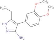 4-(3,4-Dimethoxy-phenyl)-5-ethyl-2H-pyrazol-3-ylamine