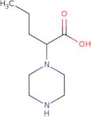 2-(Piperazin-1-yl)pentanoic acid
