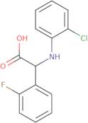 2-[(2-Chlorophenyl)amino]-2-(2-fluorophenyl)acetic acid