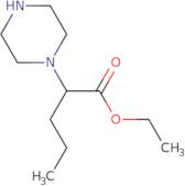 Ethyl 2-(piperazin-1-yl)pentanoate
