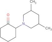 2-(3,5-Dimethylpiperidin-1-yl)cyclohexan-1-one