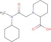 1-{[Cyclohexyl(methyl)carbamoyl]methyl}piperidine-2-carboxylic acid