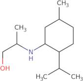 2-[(5-Methyl-2-propan-2-ylcyclohexyl)amino]propan-1-ol