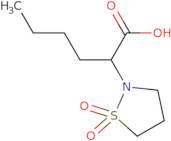 2-(1,1-Dioxo-1,2-thiazolidin-2-yl)hexanoic acid