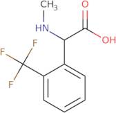 2-(Methylamino)-2-[2-(trifluoromethyl)phenyl]acetic acid