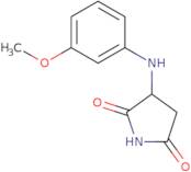 3-[(3-Methoxyphenyl)amino]pyrrolidine-2,5-dione