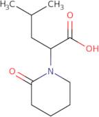4-Methyl-2-(2-oxopiperidin-1-yl)pentanoic acid
