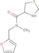 N-(Furan-2-ylmethyl)-N-methyl-1,3-thiazolidine-4-carboxamide