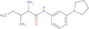 2-Amino-3-methyl-N-[3-(pyrrolidin-1-yl)phenyl]pentanamide