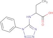2-[(1-Phenyl-1H-1,2,3,4-tetrazol-5-yl)amino]butanoic acid