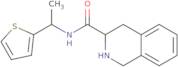 N-[1-(Thiophen-2-yl)ethyl]-1,2,3,4-tetrahydroisoquinoline-3-carboxamide