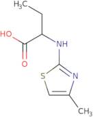 2-[(4-Methyl-1,3-thiazol-2-yl)amino]butanoic acid