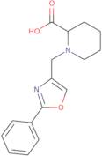 1-[(2-Phenyl-1,3-oxazol-4-yl)methyl]piperidine-2-carboxylic acid