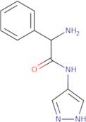 2-Amino-2-phenyl-N-(1H-pyrazol-4-yl)acetamide