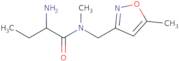 2-Amino-N-methyl-N-[(5-methyl-1,2-oxazol-3-yl)methyl]butanamide