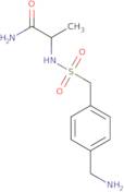 2-{[4-(Aminomethyl)phenyl]methanesulfonamido}propanamide