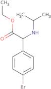 Ethyl 2-(4-bromophenyl)-2-[(propan-2-yl)amino]acetate