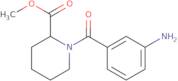 Methyl 1-(3-aminobenzoyl)piperidine-2-carboxylate