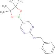 2-Benzylaminopyrimidine-5-boronic acid pinacol ester