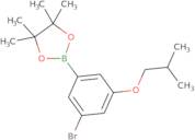 2-(3-Bromo-5-isobutoxyphenyl)-4,4,5,5-tetramethyl-1,3,2-dioxaborolane