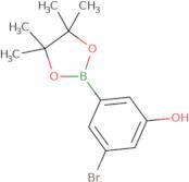 3-Bromo-5-(4,4,5,5-tetramethyl-1,3,2-dioxaborolan-2-yl)phenol