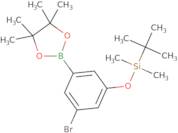 3-Bromo-5-t-butyldimethylsilyloxyphenylboronic acid pinacol ester