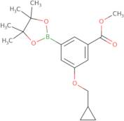 3-Methoxycarbonyl-5-(cyclopropylmethoxy)phenylboronic acid pinacol ester