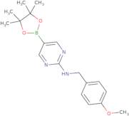 2-(4-Methoxybenzylamino)pyrimidine-5-boronic acid pinacol ester