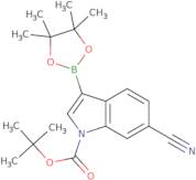 1-BOC-6-cyanoindole-3-boronic acid pinacol ester