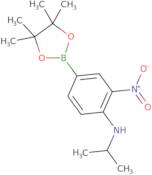 4-Isopropylamino-3-nitrophenylboronic acid pinacol ester