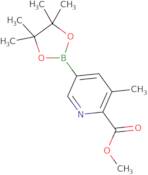 2-Methoxycarbonyl-3-methylpyridine-5-boronic acid pinacol ester