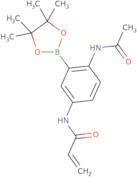 2-Acetamido-5-acrylamidophenylboronic acid, pinacol ester