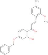 (E)-1-(4-(Benzyloxy)-2-hydroxyphenyl)-3-(2-methoxy-4-methylphenyl)prop-2-en-1-one