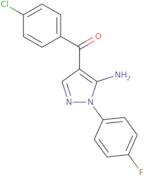 [5-Amino-1-(4-fluorophenyl)-1H-pyrazol-4-yl](4-chlorophenyl)methanone