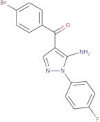 [5-Amino-1-(4-fluorophenyl)-1H-pyrazol-4-yl](4-bromophenyl)methanone