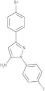 3-(4-Bromophenyl)-1-(4-fluorophenyl)-1H-pyrazol-5-amine