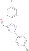 1-(4-Bromophenyl)-3-(4-fluorophenyl)-1H-pyrazole-4-carbaldehyde