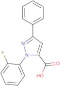 1-(2-Fluorophenyl)-3-phenyl-1H-pyrazole-5-carboxylic acid