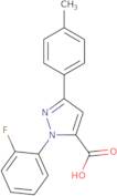 1-(2-Fluorophenyl)-3-p-tolyl-1H-pyrazole-5-carboxylic acid