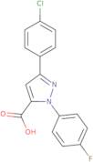 3-(4-Chlorophenyl)-1-(4-fluorophenyl)-1H-pyrazole-5-carboxylic acid